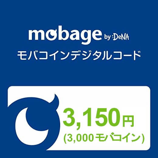 Mobage Prepaid Card 3000 MobaCoins - JP Gift Cards